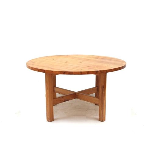 Ronde grote vintage eettafel jaren '60 '70 design Ikea retro, Huis en Inrichting, Barren, Gebruikt, Verzenden
