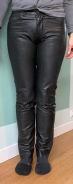 Echt leren broek mt M of 29/32, Kleding | Dames, Broeken en Pantalons, Zwart, Zo goed als nieuw, Lang, Ophalen