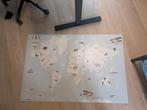 LetsPlaymats Speelmat baby kinderen - Wereldkaart - Dieren, Ophalen, Zo goed als nieuw