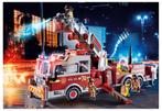 PLAYMOBIL 70935 Brandweerwagen US Tower Ladder 113 delig, Ophalen of Verzenden, Nieuw, Complete set