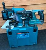 Makita DHR243 Combihamer Complete set, Ophalen of Verzenden, Gebruikt, Boor- en/of Breekhamer