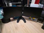 2x LG Flatron E2241 Monitor - Dubbele Standaard, Gebruikt, Full HD, Ophalen of Verzenden, LG