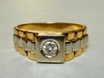 President Rolex ring 18 karaat goud/ natuurlijke VS diamant!, 20 of groter, Ophalen of Verzenden, Dame of Heer, Met edelsteen