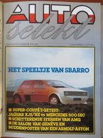 Autoselekt 4 1982 Sbarro, Jaguar XJS-HE vs Mercedes-Benz 500, Ophalen of Verzenden, Nieuw, Mercedes