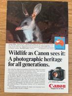 Canon T90 originele advertenties diverse T 90 T-90, Ophalen of Verzenden, Gebruikt, Overige typen