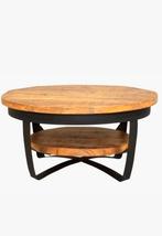 Mango Salon Tafel Industrieel, Huis en Inrichting, Tafels | Salontafels, Ophalen, Gebruikt, 50 tot 100 cm, Rond