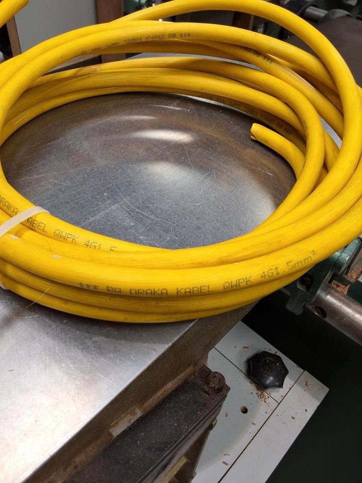 8 meter Draka QWPK (pur) kabel 4G1,5, Doe-het-zelf en Verbouw, Elektra en Kabels, Zo goed als nieuw, Kabel of Snoer, Ophalen of Verzenden