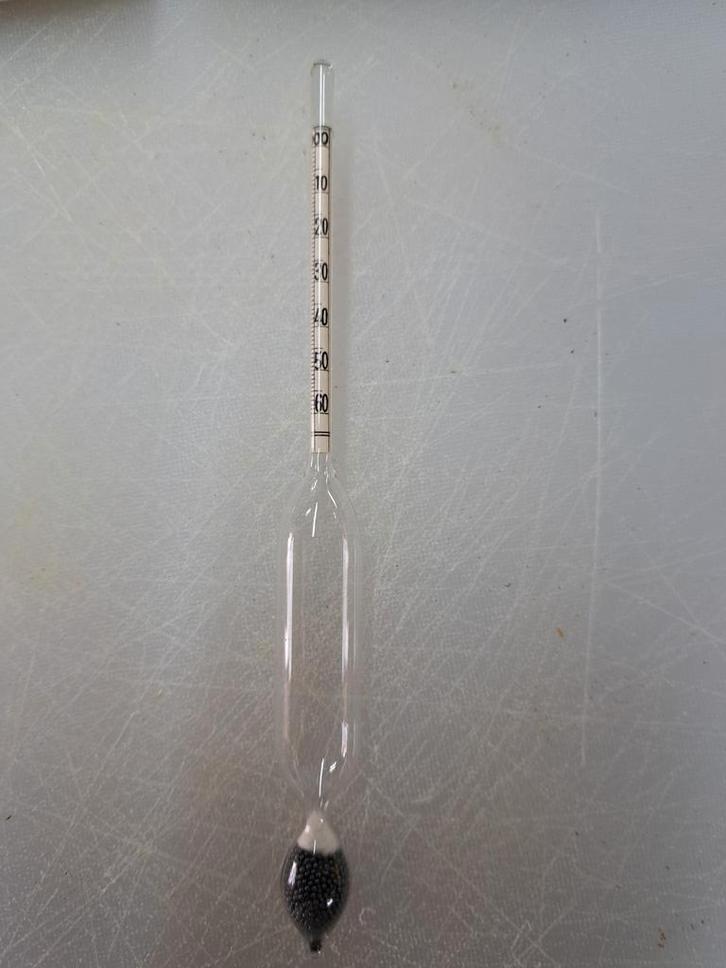 Antieke densimeter, alcoholmeter., Antiek en Kunst, Antiek | Gereedschap en Instrumenten, Ophalen of Verzenden