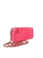 Chanel Double Zipper Chain Wallet, Ophalen of Verzenden, Zo goed als nieuw, Roze, Schoudertasje