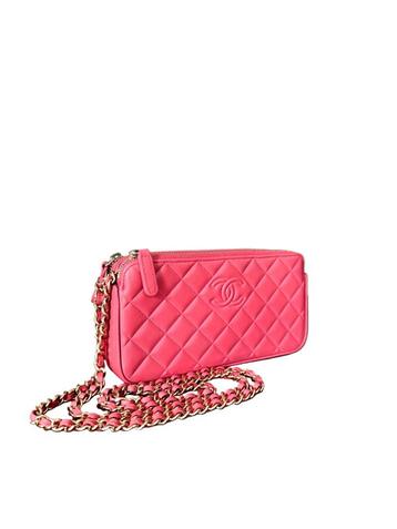Chanel Double Zipper Chain Wallet  beschikbaar voor biedingen