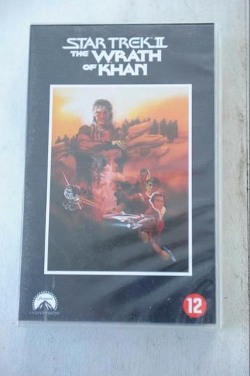  	 Star Trek 2 x VideoBand deel 2 en 3 deel 2 the Wrath of K beschikbaar voor biedingen