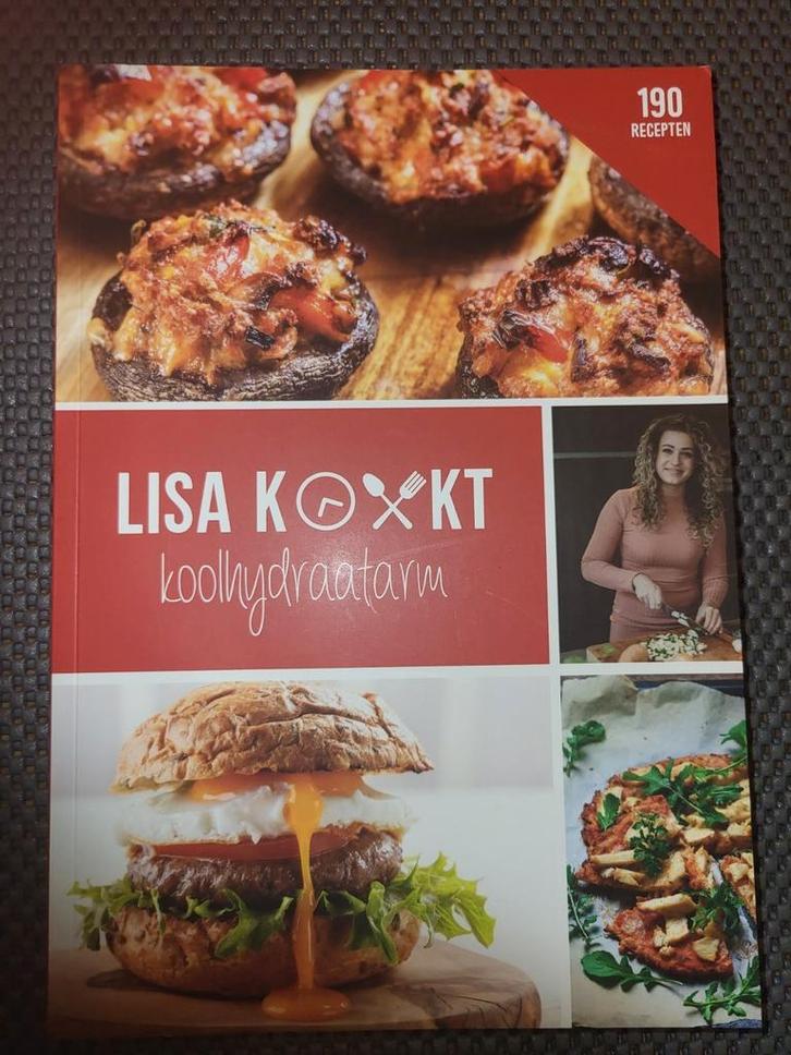 Lisa kookt koolhydraatarm, Lisa tennebroek  , paperback, Boeken, Gezondheid, Dieet en Voeding, Zo goed als nieuw, Ophalen of Verzenden