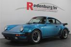 Porsche 911 3.3 Turbo Coupé - Matching numbers - EU gelever, Auto's, Oldtimers, Achterwielaandrijving, Zwart, Blauw, Bedrijf