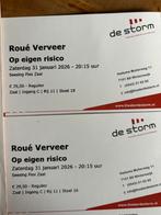 31 januari Winterswijk Roué Verveer, Tickets en Kaartjes, Twee personen, Januari