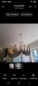 Unieke ovale kroonluchter van ontwerper Lelercq en Bouwman, Huis en Inrichting, Ophalen, Zo goed als nieuw, Metaal, Modern