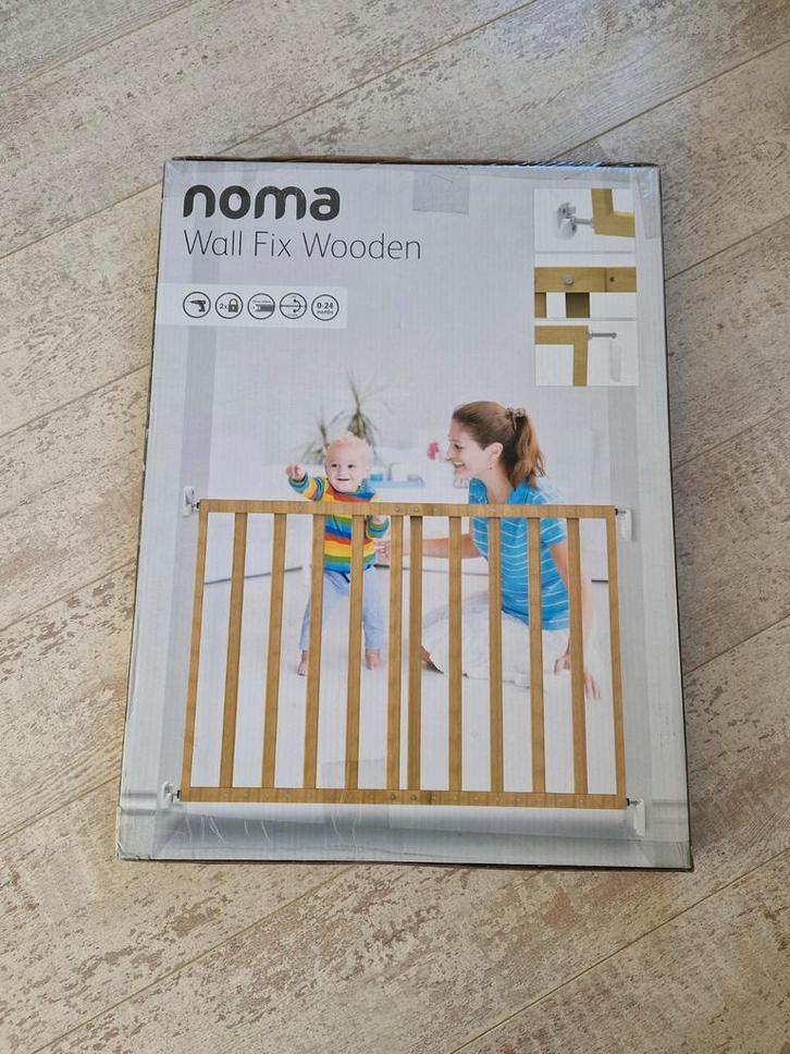Noma Traphek Hout - Niet gebruikt, als nieuw, Kinderen en Baby's, Traphekjes, Nieuw, Hout, minder dan 100 cm, Ophalen of Verzenden