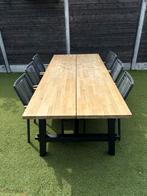 Ikea Skogsta tafel. Santika eettafel tuinstoel, Ophalen, Zo goed als nieuw, Rechthoekig, Hout