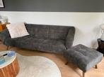 Bank incl, hocker, Ophalen, Hout, Driepersoons, 75 tot 100 cm