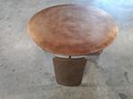 Salontafel van aluminium 60 cm in diameter, Ophalen, 50 tot 100 cm, ., Rond