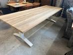 Mooie gecombineerde Suns tuintafel teak + aluminium, Ophalen, Nieuw, Rechthoekig, Teakhout
