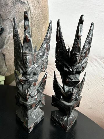 Garuda houtsnijwerk indonesie Indisch hout kunst beeld beschikbaar voor biedingen
