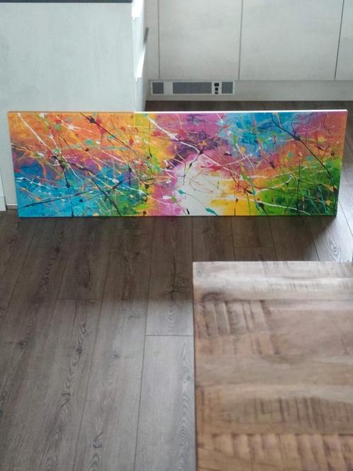 Schilderij - uniek - "Carnaval", Antiek en Kunst, Kunst | Schilderijen | Abstract, Ophalen