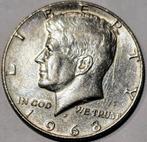 USA Kennedy Half Dollar 1968D  - Zilver, Ophalen of Verzenden, Overige landen, Losse munt, Zilver