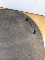 Mooi houten dienblad vintage finish, Ophalen, Zo goed als nieuw, Rond, Hout