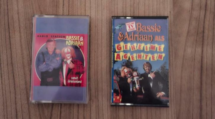 Bassie & Adriaan Cassettebandjes - Diverse Genres, Cd's en Dvd's, Cassettebandjes, Gebruikt, Origineel, Kinderen en Jeugd, 2 t/m 25 bandjes