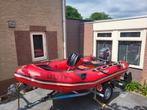 Zodiac Futura met 30 PK Yamaha en trailer - VAARKLAAR, Watersport en Boten, Rubberboten, Ophalen, Gebruikt, Zodiac, Benzine