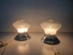 Een paar mazzega murano tafel lampen vintage design., Huis en Inrichting, Lampen | Tafellampen, Gebruikt, Onbekend, Ophalen of Verzenden