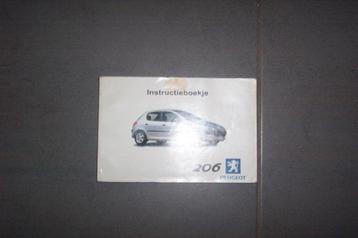 Gebruikershandsleiding voor PEUGEOT 206  1998/2006  beschikbaar voor biedingen