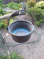 Plantenhangpot pan pot van koper, Antiek en Kunst, Ophalen, Koper