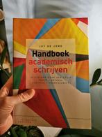 Handboek academisch schrijven - Joy de Jong, Ophalen of Verzenden, Zo goed als nieuw