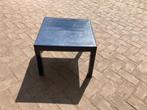 Tuintafel (bijzet) laag blauw, Ophalen, Gebruikt, Vierkant, Kunststof