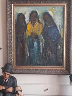 Impasto Schilderij van Vermeulen, Ophalen of Verzenden