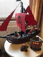 Playmobil piratenschip, piratenkist en heel veel poppetjes, Kinderen en Baby's, Speelgoed | Playmobil, Ophalen, Zo goed als nieuw