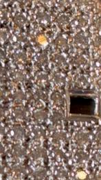 Vintage gouden 9 karaat plaat voor in een horloge, Ophalen of Verzenden, Gebruikt, Zilver, Overige merken