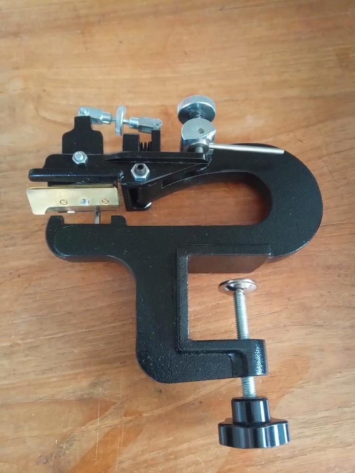 Handm. leer afschuiner/schalm-mes - ambachtelijk gereedschap, Hobby en Vrije tijd, Overige Hobby en Vrije tijd, Nieuw, Ophalen