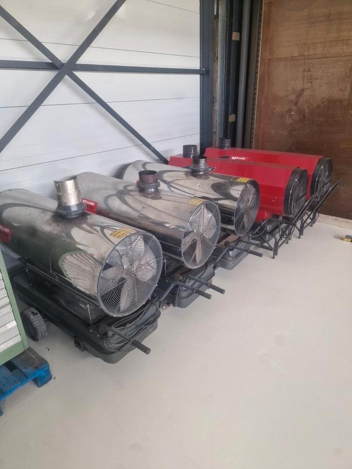 5x Thermobile werkplaatskachel als nieuw 80 kw op diesel, Doe-het-zelf en Verbouw, Verwarming en Radiatoren, Zo goed als nieuw