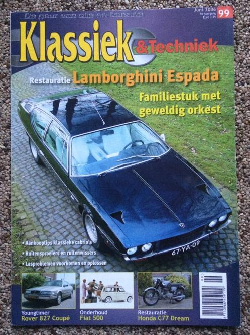 KT: Lamborghini Espada S3, Fiat Nuova 500, Rover 827 Coupe, Boeken, Auto's | Folders en Tijdschriften, Zo goed als nieuw, Algemeen