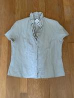korte damesblouse katoen, NIEUW, Ophalen, Beige, Maat 42/44 (L), Nieuw