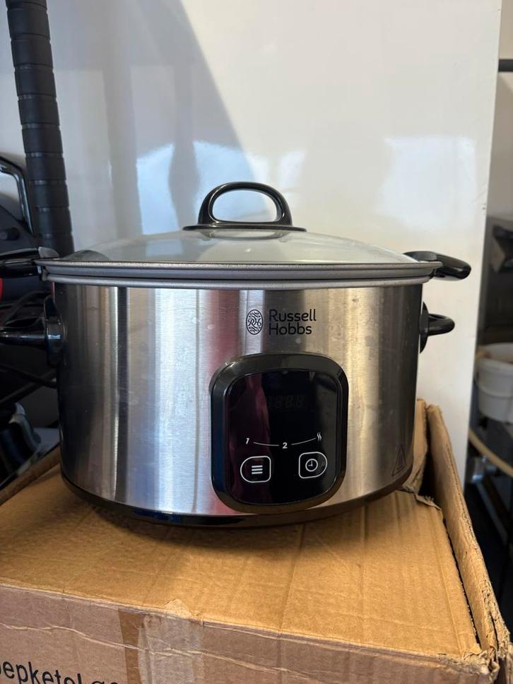 Russell Hobbs Slowcooker - Uitstekende Staat, Witgoed en Apparatuur, Slowcookers, Zo goed als nieuw, Timer, Ophalen
