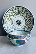 Diverse kommen schalen lepels Chinees aardewerk vintage MCM, Antiek en Kunst, Ophalen of Verzenden