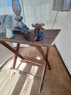 Franse brocante tafeltje, Ophalen, 50 tot 100 cm, Zo goed als nieuw, 25 tot 50 cm