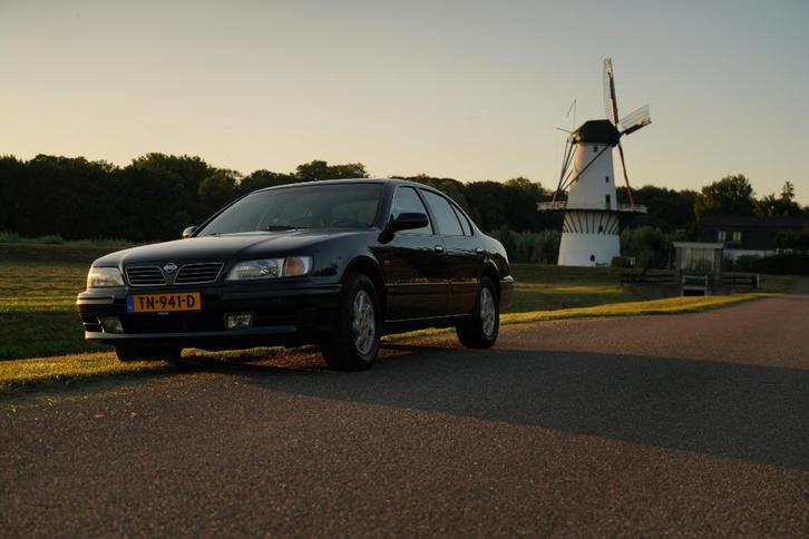 Nissan Maxima (QX) 2.0 V6 AUT 1996 Blauw, Auto's, Nissan, Particulier, Maxima (QX), ABS, Airconditioning, Alarm, Centrale vergrendeling