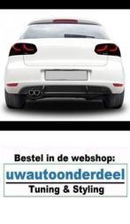 Bumper Diffuser GTD Look Dubbele uitlaat Geschikt Voor Vw Go