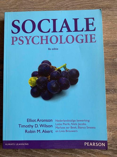 Sociale Psychologie - Aronson et al., Boeken, Psychologie, Gelezen, Sociale psychologie, Ophalen of Verzenden