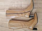 leren laarzen cognac kleur maat 39, Kleding | Dames, Schoenen, Ophalen of Verzenden, Gedragen, Hoge laarzen