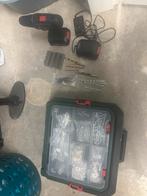 Bosch Boormachine + Schroevendraaier met Accu's en Bits, Doe-het-zelf en Verbouw, Gereedschap | Boormachines, Ophalen, Variabele snelheid